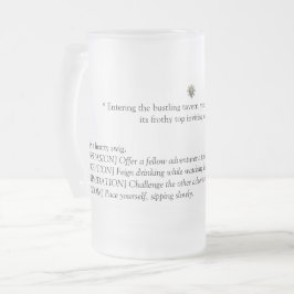 Baldur's Gate 3 Inspiriert Mattglas Bierglas