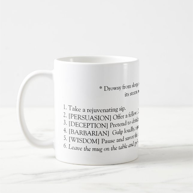 Baldur's Gate 3 Inspiriert Personalisiert Kaffeetasse (Links)