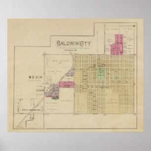 Baldwin City, Douglas Landkreis, Kansas Poster