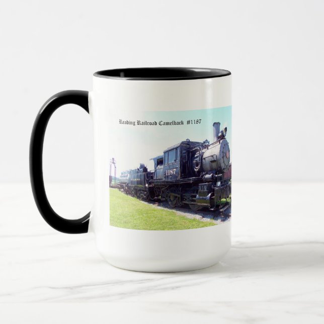 Baldwin errichtete LeseeisenbahnCamelback #1187 Tasse (Links)