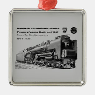 Baldwin Locomotive Works S-2 PRR Dampfturbinen Ornament Aus Metall