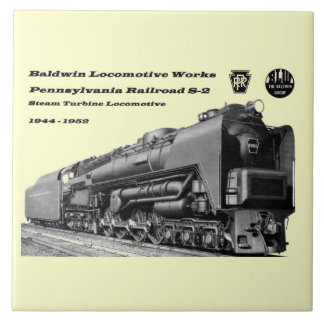 Baldwin Lokomotive bearbeitet S-2 PRR Fliese
