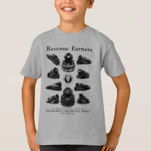 Baldwin Lokomotiven, Einkommens-Verdiener T-Shirt