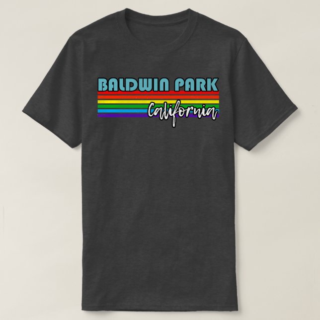 Baldwin Park California Pride Baldwin Park LGBT G T-Shirt (Design vorne)