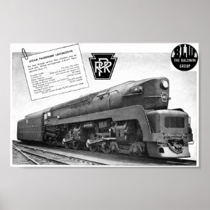 Baldwin-Pennsylvania Eisenbahn-T-1 Poster