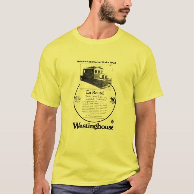Baldwin-Westinghouse LokomotivT - Shirt 1923 (Vorderseite)