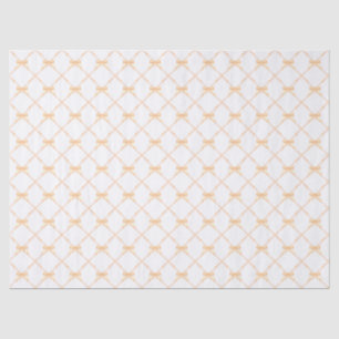 Bale Orange Bamboo Trellis mit Bows Seidenpapier