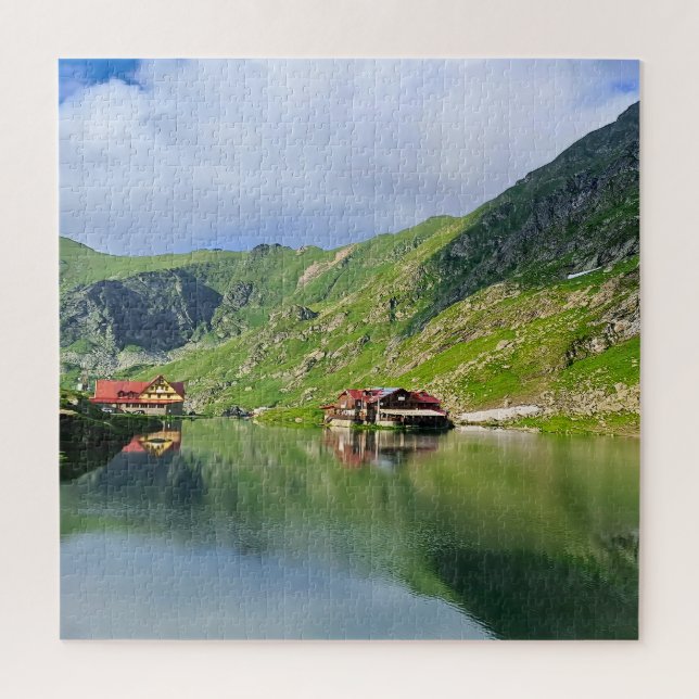 Balea-See-Reflexion – Karpatisches Alpen-Print (Vertikal)