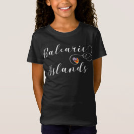 Balearen Flag Herz, Balearen T-Shirt