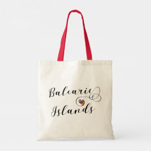 Balearen Flag Herz, Die Balearen Tasche Ba
