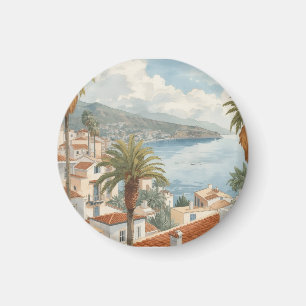 Balearen Inseln Vintage Französische Reise Magnet