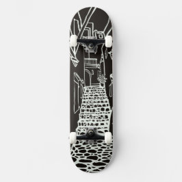 Balearen Line Art Skate Deck Skateboard