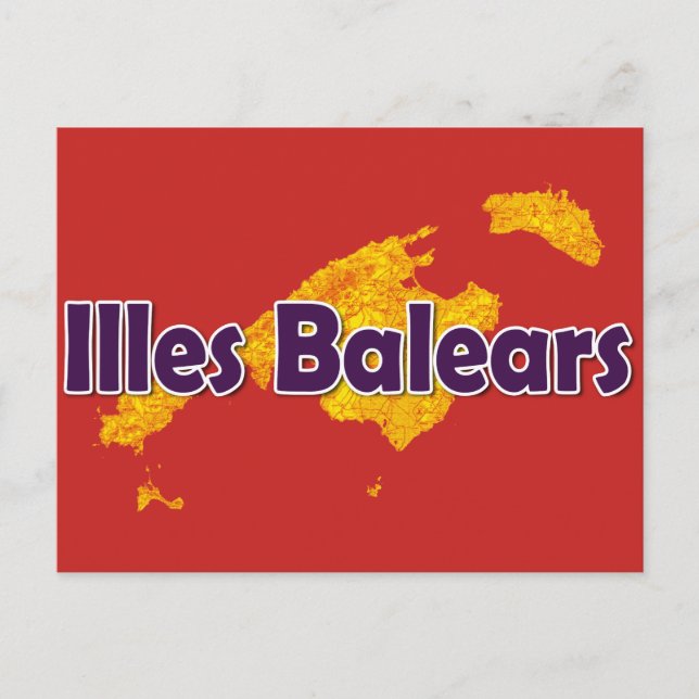 Balearen Postkarte (Vorderseite)