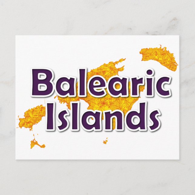 Balearen Postkarte (Vorderseite)
