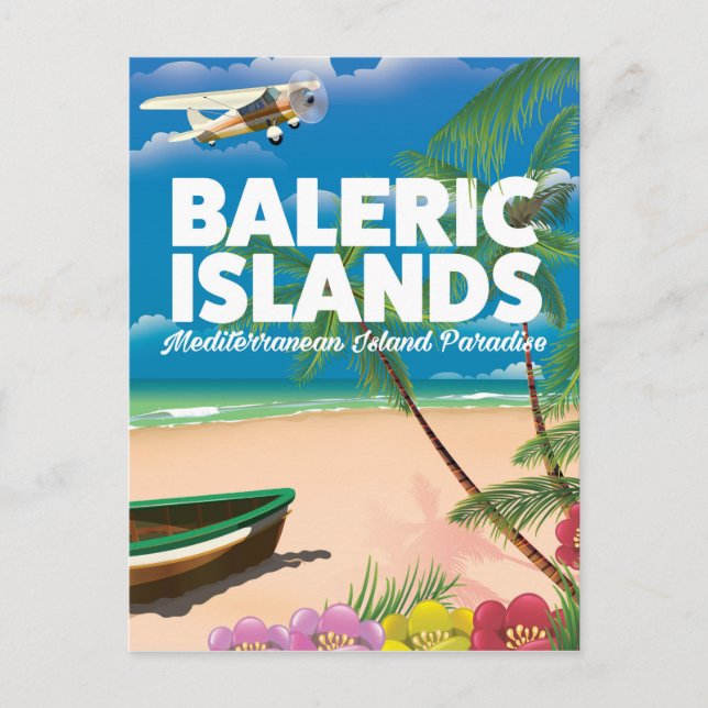 Baleareninseln Postkarte (Vorderseite)