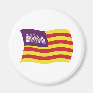 Balearische Inseln Flagge Magnet