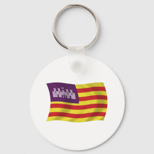 Balearische Inseln Flagge Schlüsselanhänger