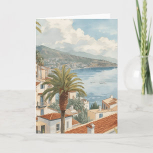 Balearische Inseln Vintage Französisch Reise Karte