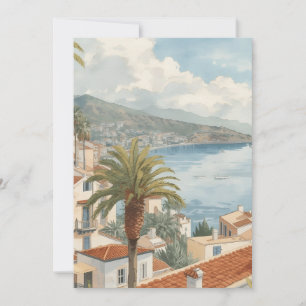 Balearische Inseln Vintage Französische Reise Feiertagskarte