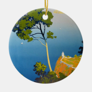 Balearische Inseln Vintage Französische Reise Keramik Ornament