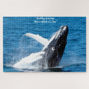 Baleine à bosse Alaska Jigsaw Puzzle