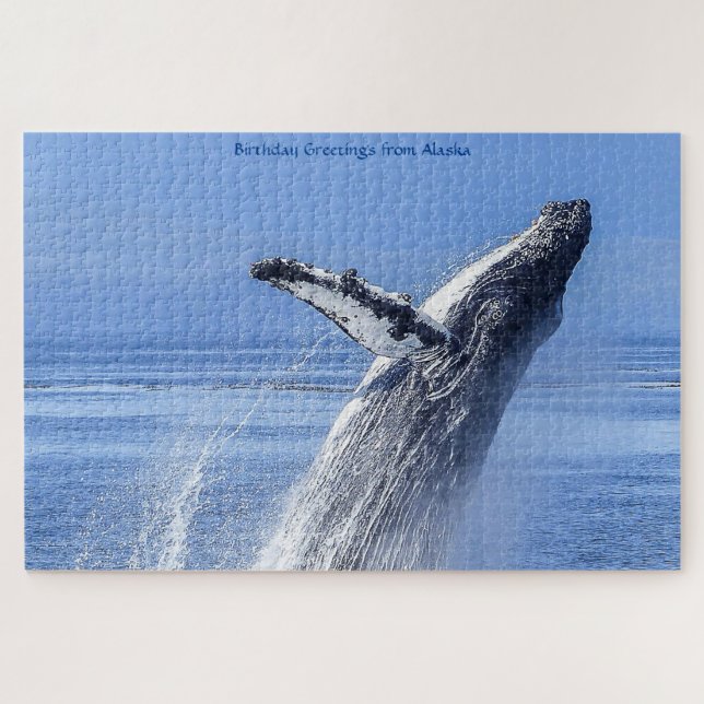 Baleine à bosse Alaska Jigsaw Puzzle (Horizontal)