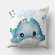 Baleine avec un bandage et Coussin à bulle
