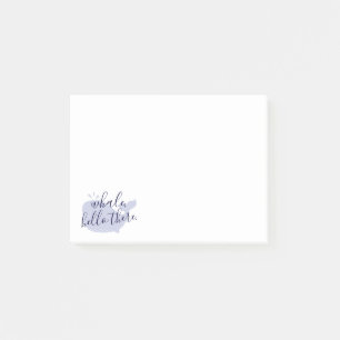 Baleine Bleue, Bonjour Là Post-It Notes
