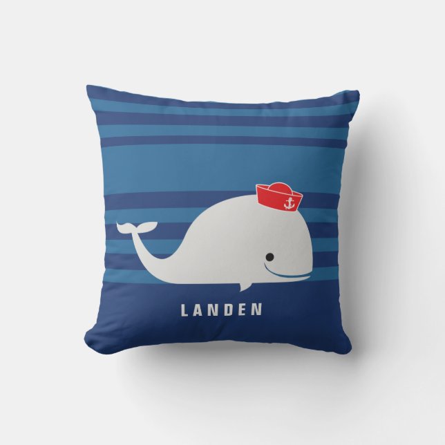 Baleine | Coussin personnalisé (Recto)