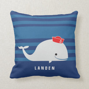 Baleine   Coussin personnalisé