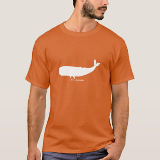 Baleine - hommes de base de T-shirt