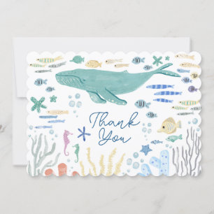 Baleine sous la mer Merci
