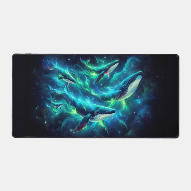 Baleine spatiale, néons à l'oeil attrayant (Recto)