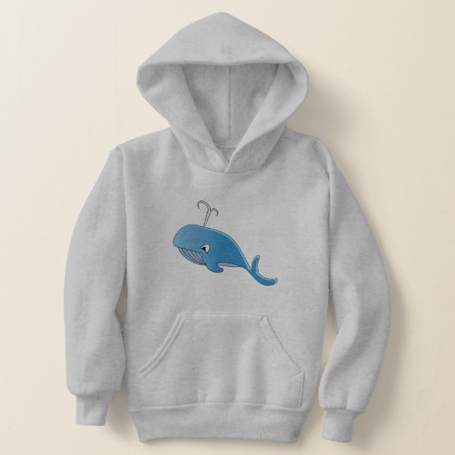 Baleine - Sweat - shirt à capuche de repoussage po (Poser)