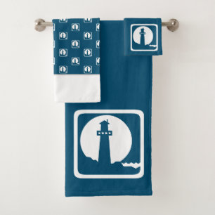 Baleine Turquoise foncée Cartoon Serviette de bain