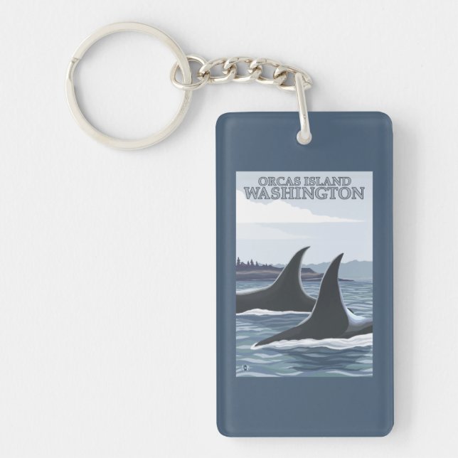Baleines #1 - orques île, Washington d'orque (Devant)