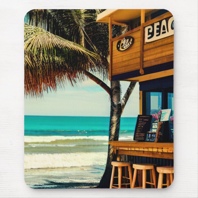 Bali Beach Cafe Bar Mousepad (Vorne)