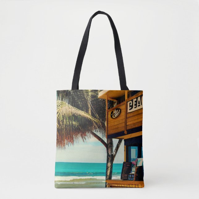 Bali Beach Cafe Bar Tasche (Vorderseite)