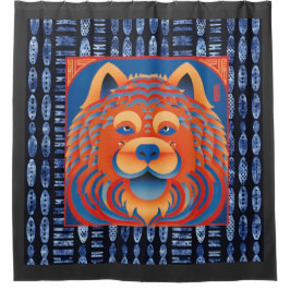 BALI BLISS Chow dog Duschvorhang