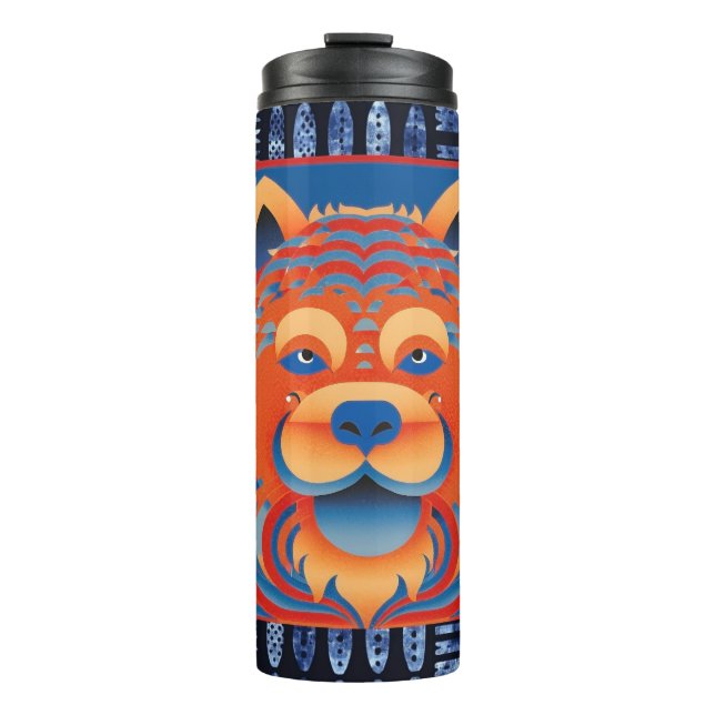 BALI BLISS Chow dog Thermosbecher (Vorderseite)