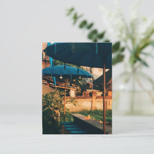 Bali Fields Feiertagspostkarte