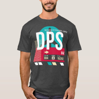 Bali Indonesia DPS Airport Code Gepäckanhänger E T-Shirt