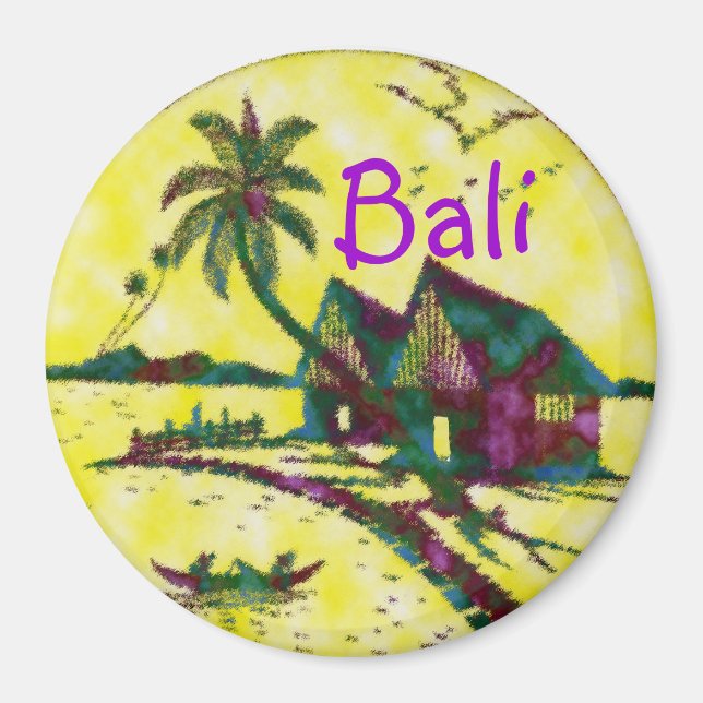 Bali Indonesia Magnet (Vorne)