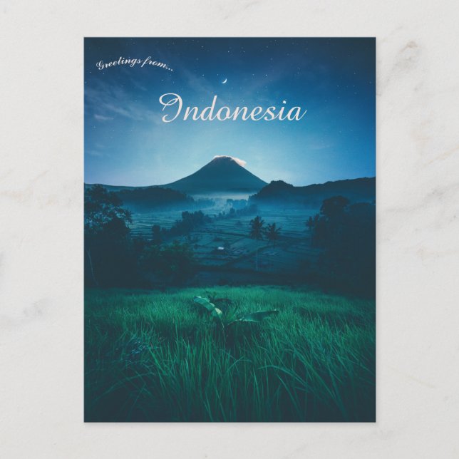 Bali Indonesia Postkarte (Vorderseite)