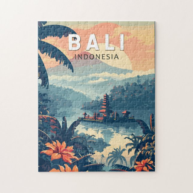 Bali Indonesia Reisen Vintag (Vertikal)