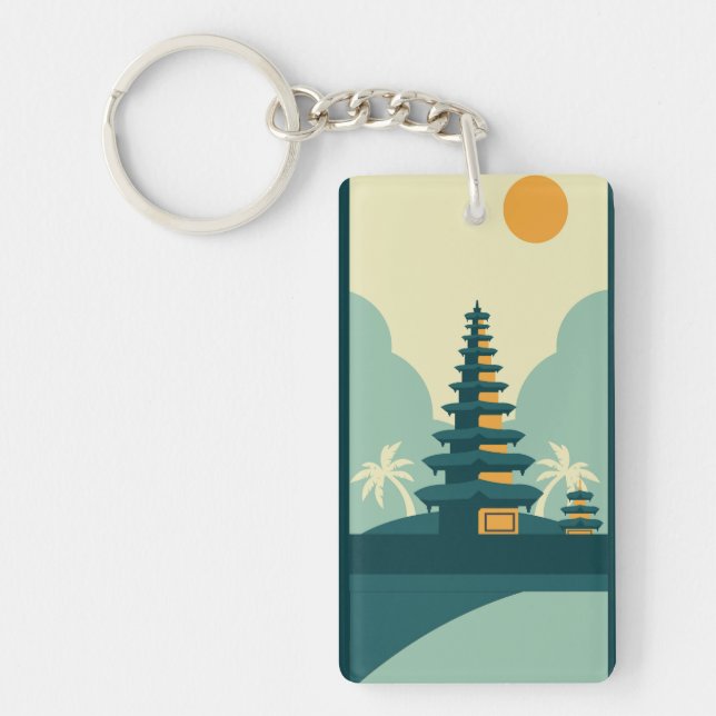Bali Indonesia Schlüsselanhänger (Vorderseite)