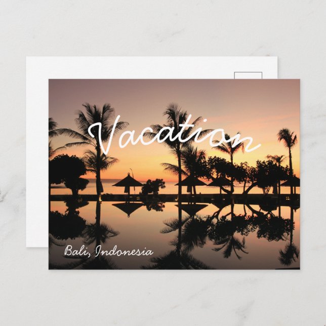 Bali, Indonesien Postcard Postkarte (Vorne/Hinten)