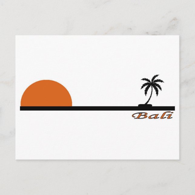 Bali, Indonesien Postkarte (Vorderseite)