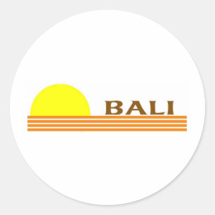 Bali, Indonesien Runder Aufkleber