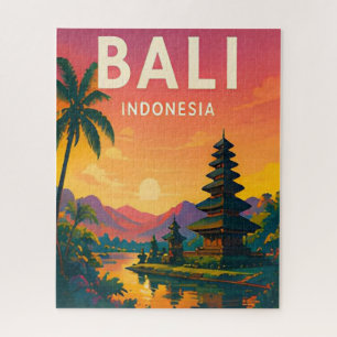 Bali Indonesien Tropischer Tempel Insel Escape